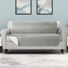 100% Water-Resistant 4-Seater Sofa Cover, Grey, Artiss