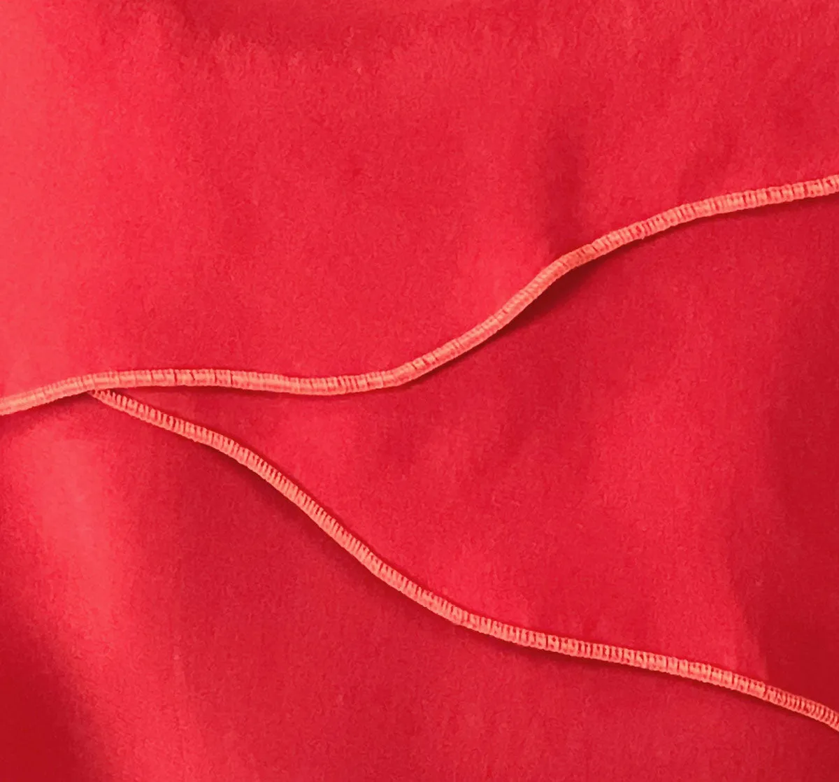 80s 90s Red Dress Shift Tunic Layered Vintage Ms. Holly Harp VFG
