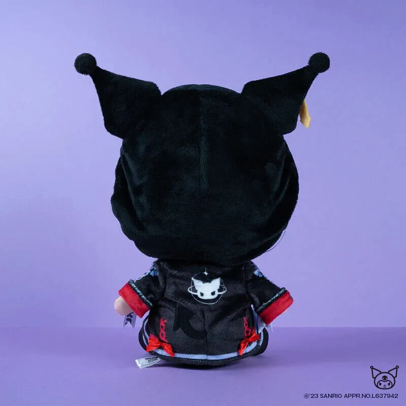 96Neko Sanrio Kuromi Sitting Plush Doll 20cm Japan Limited