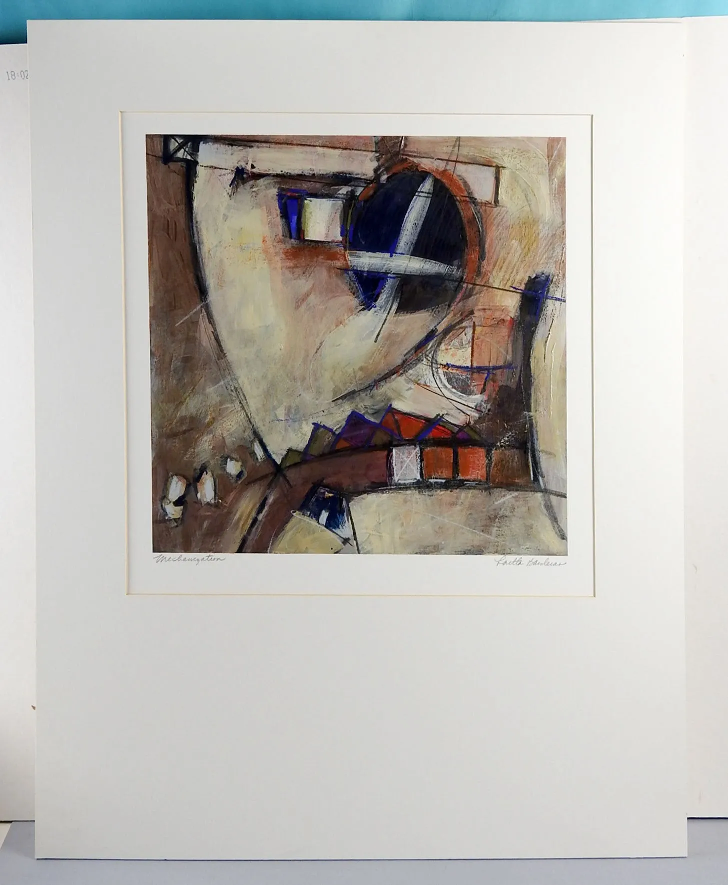 Abstract Mixed Media Painting By Loretta Banderas