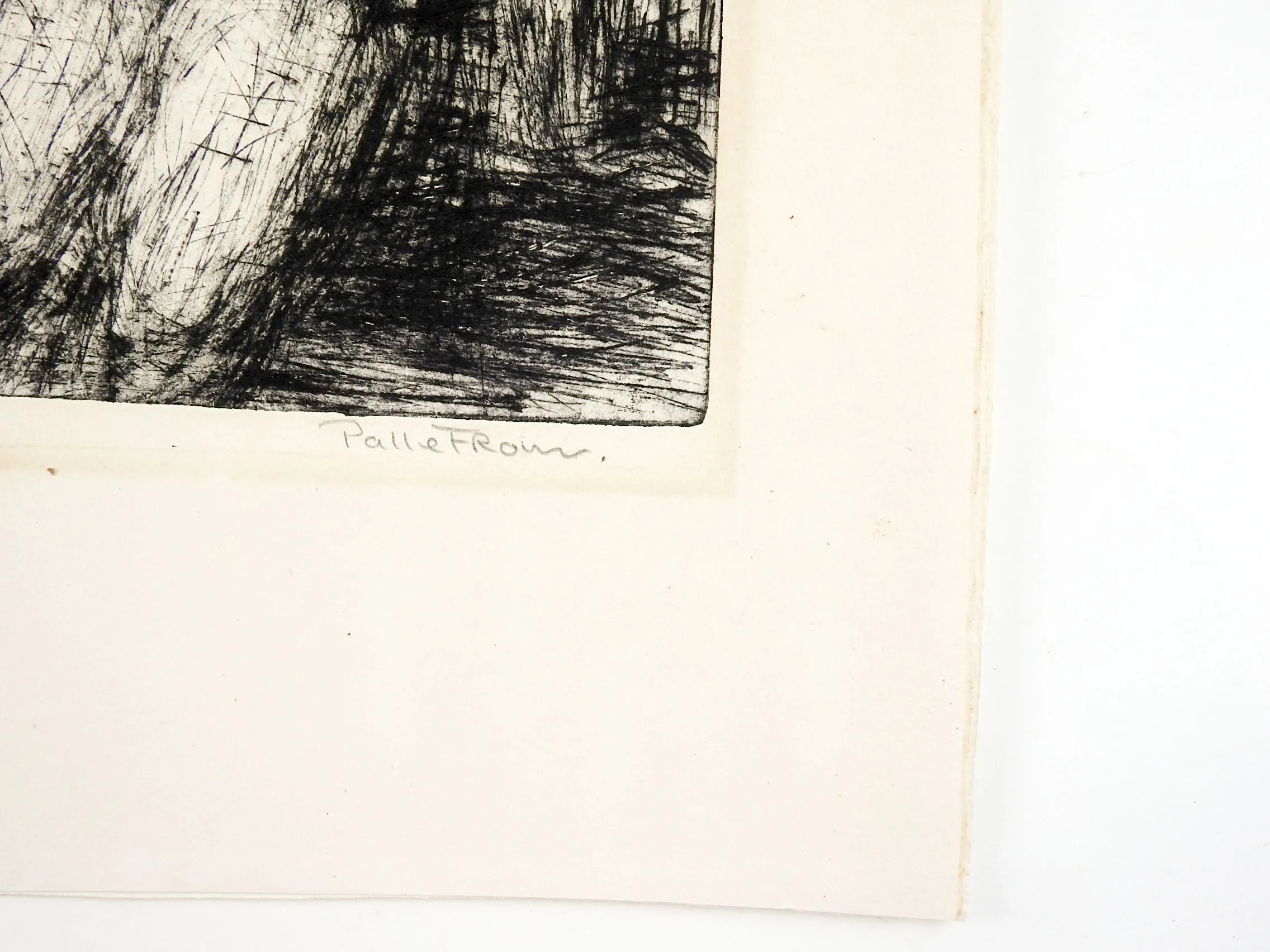 Abstract Nude Etching