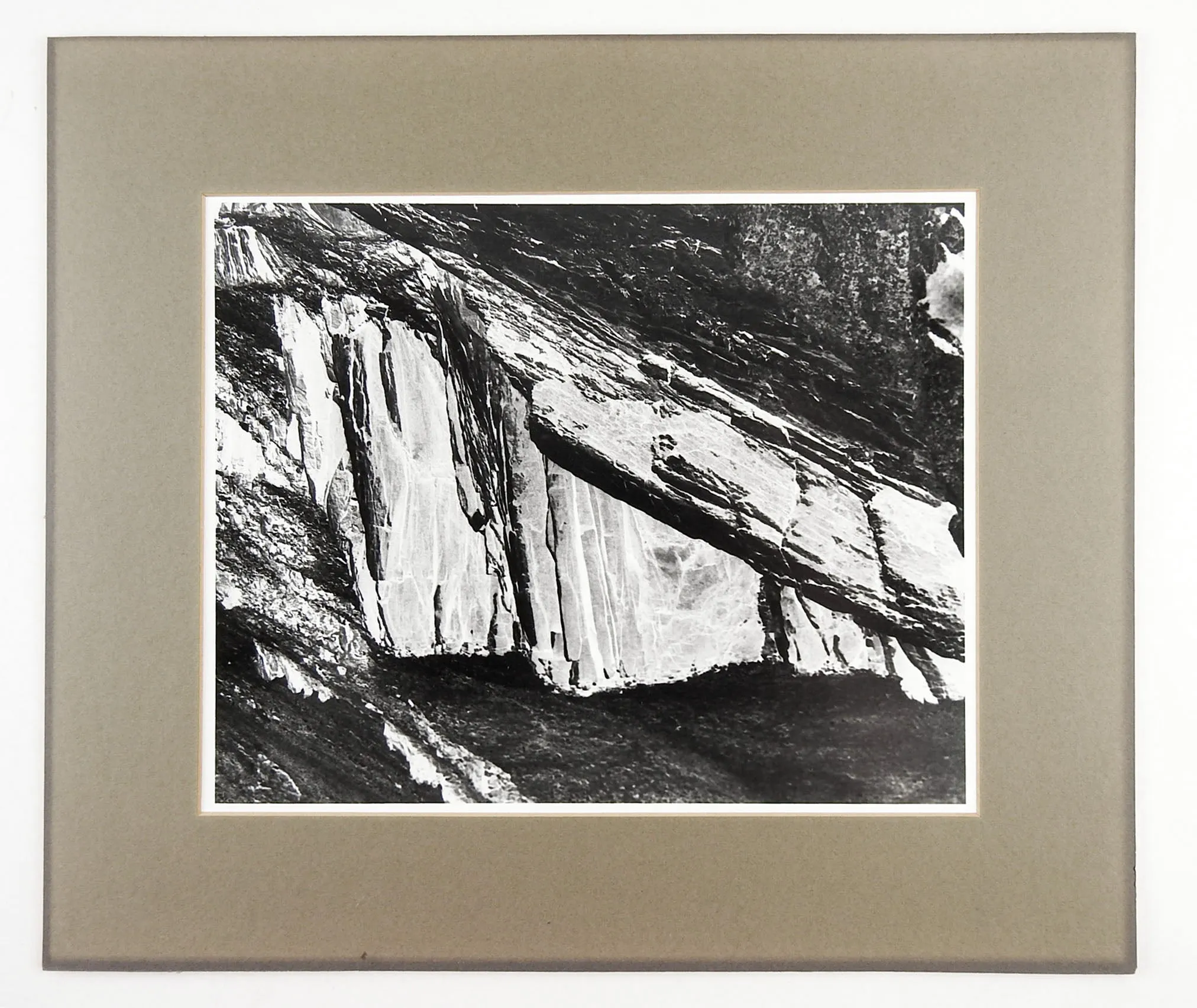 Abstract Rocky Landscape Photograph