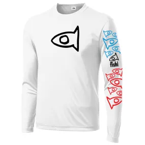 Adult UPF50 Swim Shirt White