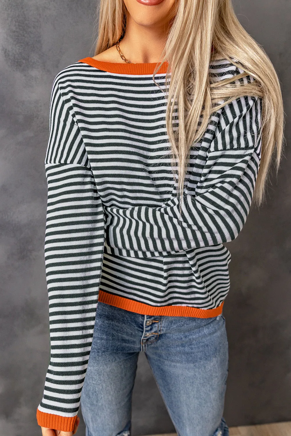 Always Good Striped Top Blouse