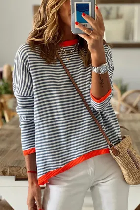 Always Good Striped Top Blouse