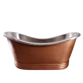 Ankara 66″ Copper Double Slipper Tub