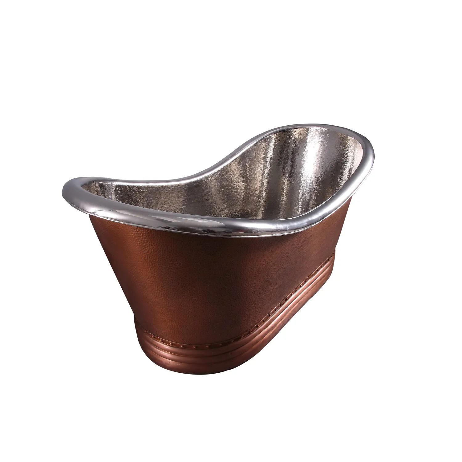 Ankara 66″ Copper Double Slipper Tub