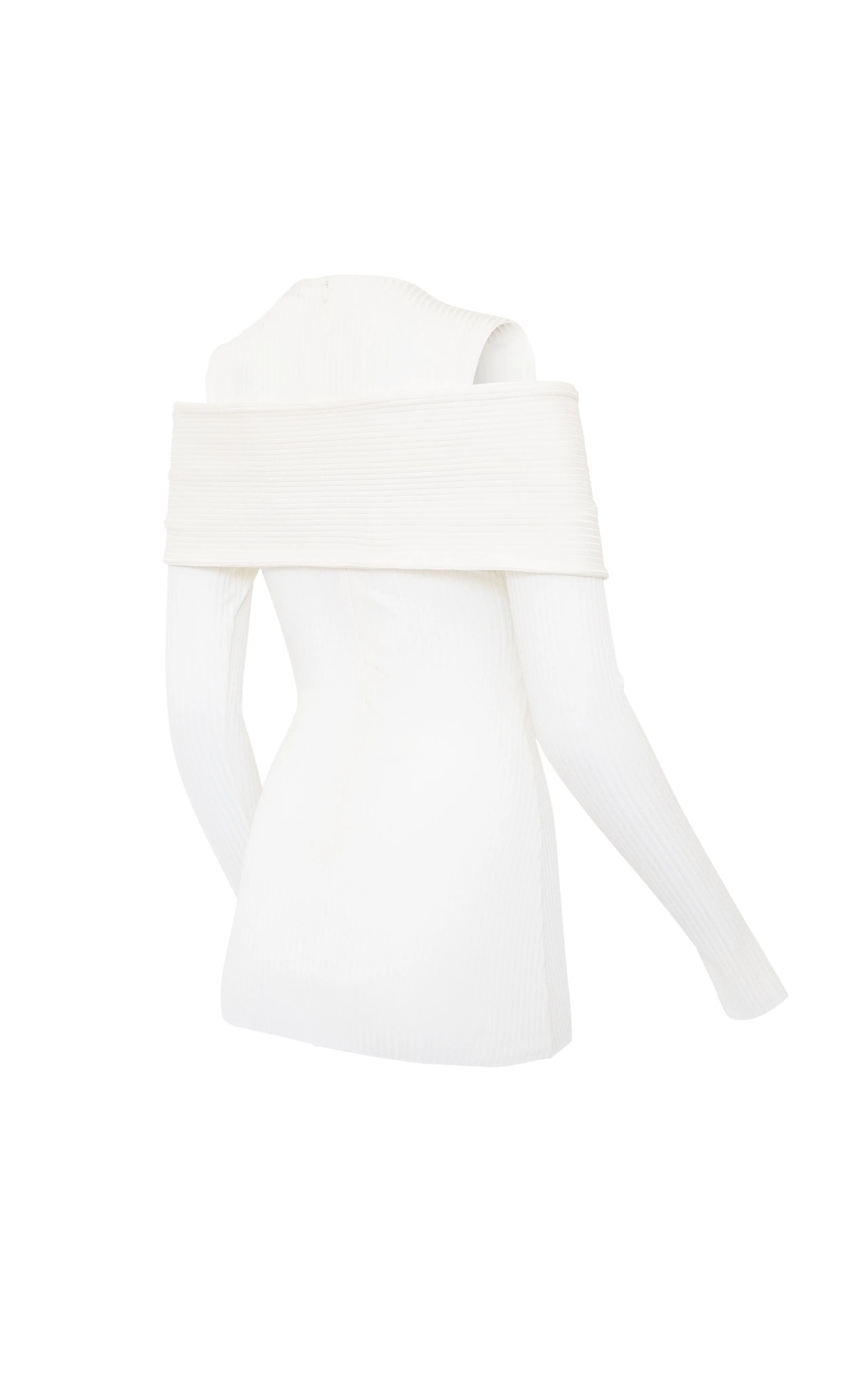 Bandage Rib Skivvy | Ivory