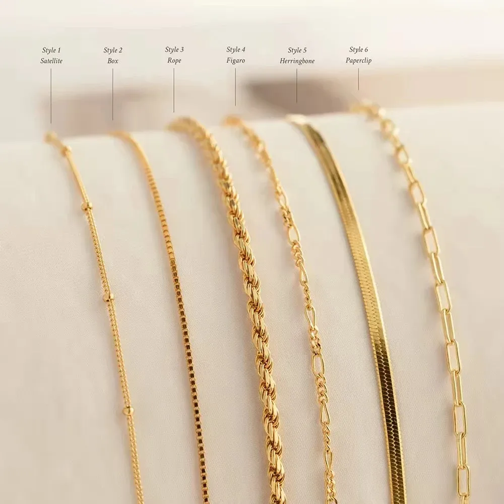 Base Chain Bracelet / Anklet