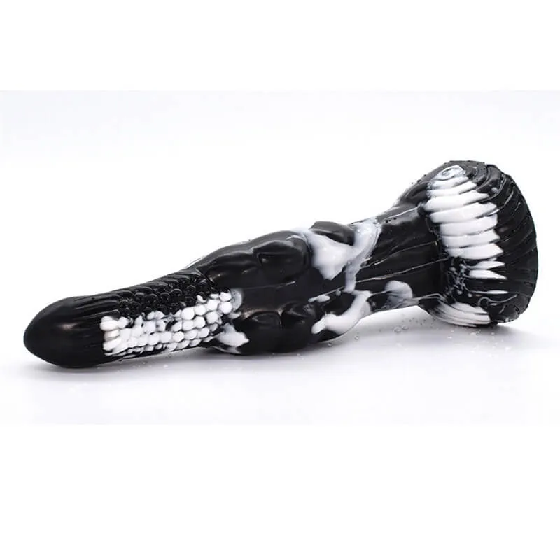 Big Soft Silicone Animal Dildo 8.8" Multicolor Anal Toy
