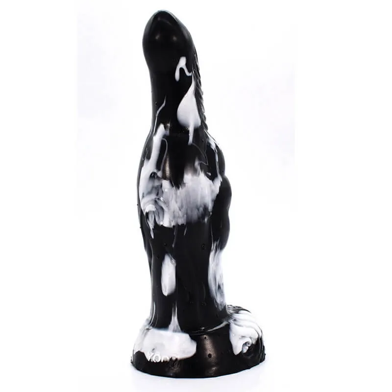 Big Soft Silicone Animal Dildo 8.8" Multicolor Anal Toy