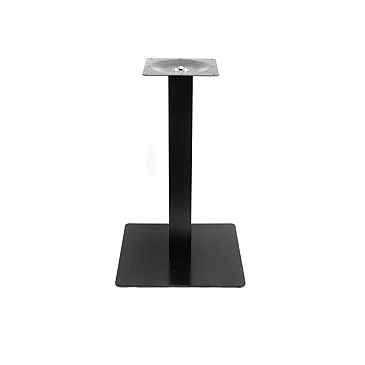 Black Modern Square Table Base