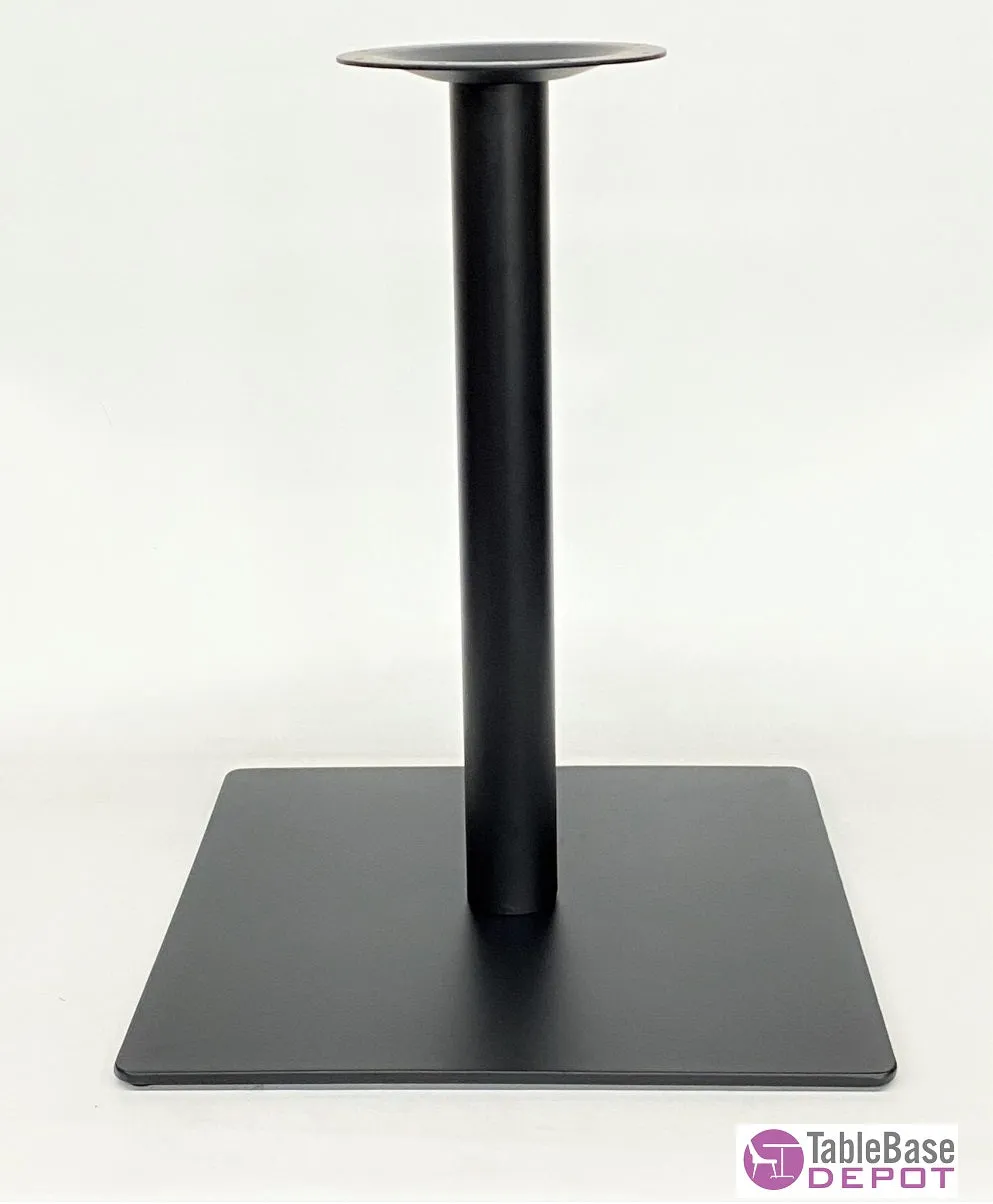 Black Modern Square Table Base