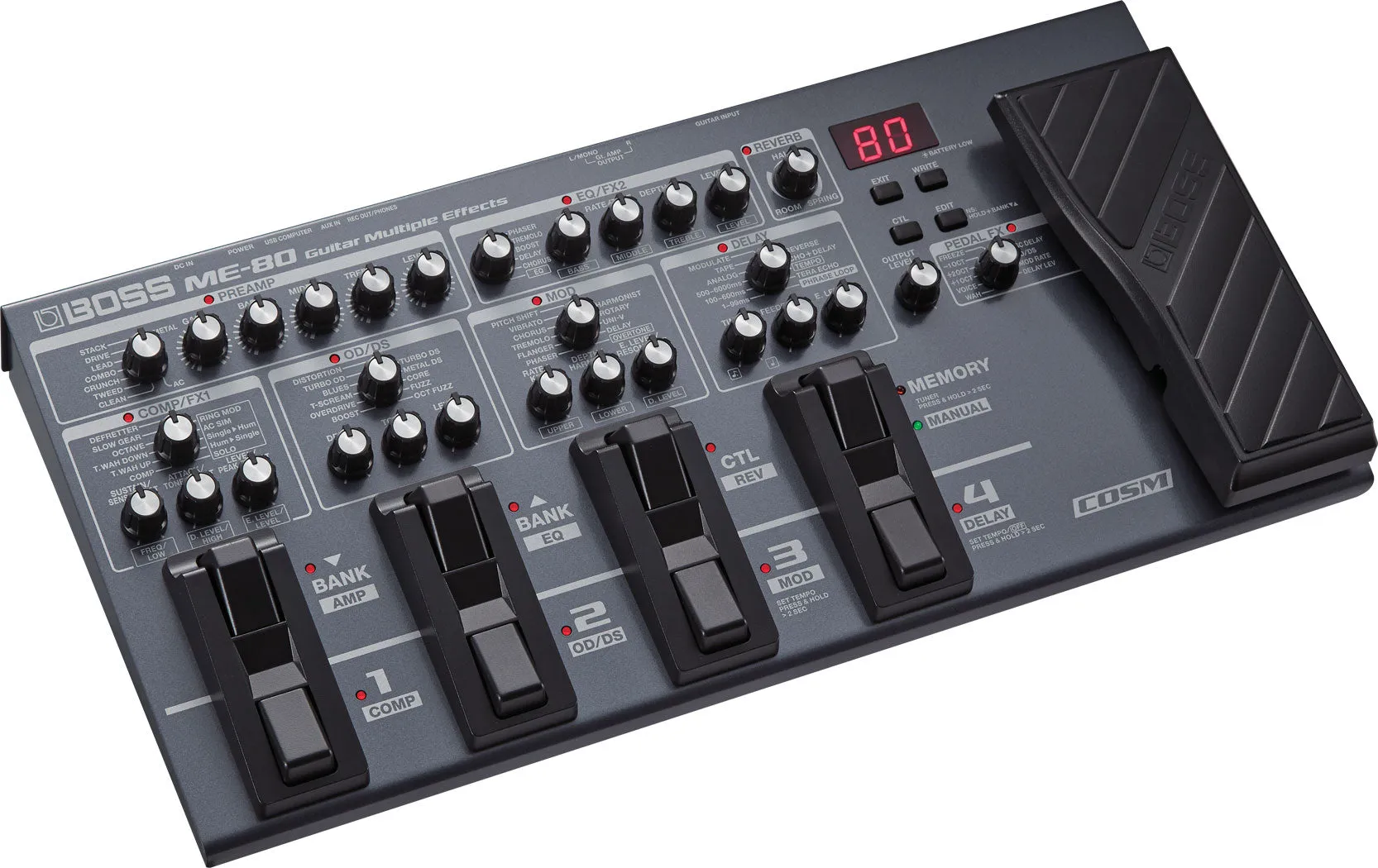 Boss ME-80 Guitar Multiple Effects Boss