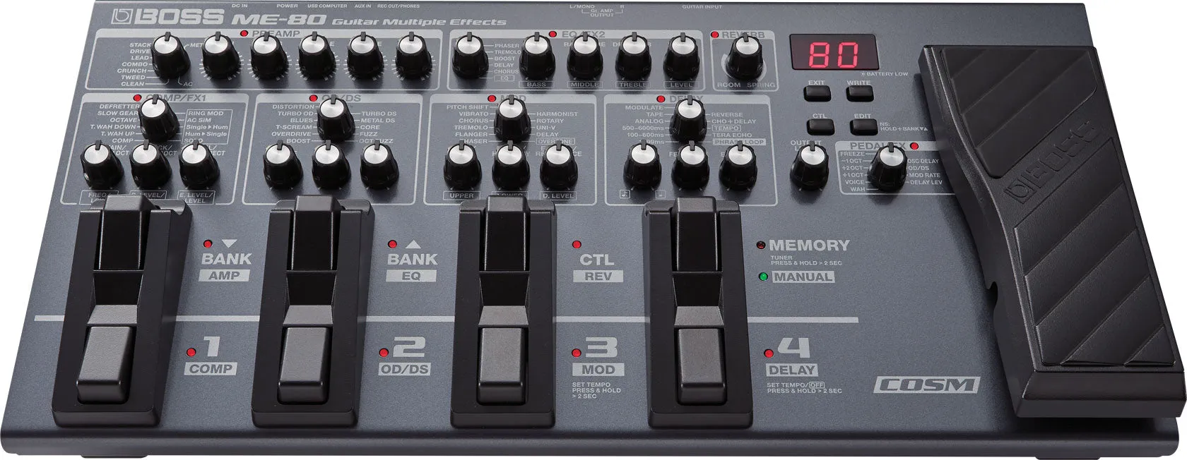 Boss ME-80 Guitar Multiple Effects Boss