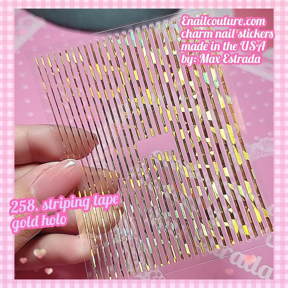 Charm Nail Sticker, Page 3 (flat & 3D Self-AdhesiveNail Decals Leaf Nail Art Stickers Colorful Mixed Nail Decorations)