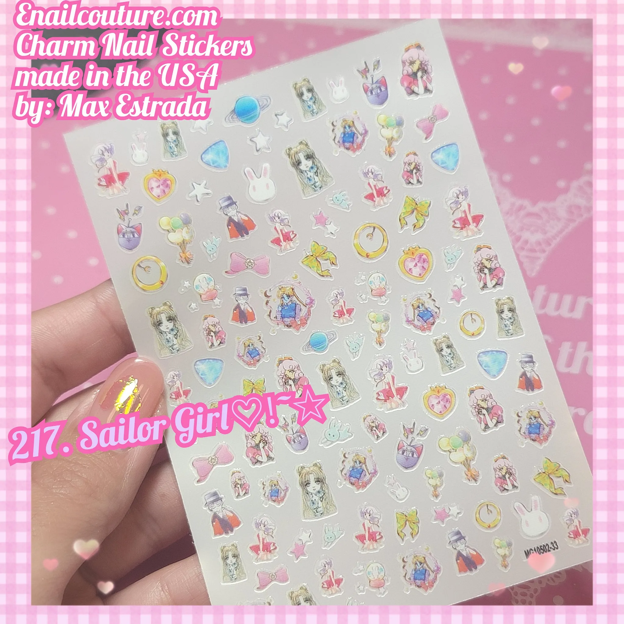 Charm Nail Sticker, Page 3 (flat & 3D Self-AdhesiveNail Decals Leaf Nail Art Stickers Colorful Mixed Nail Decorations)