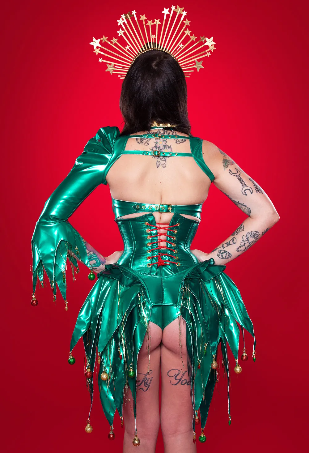Christmas Tree Peplum belt