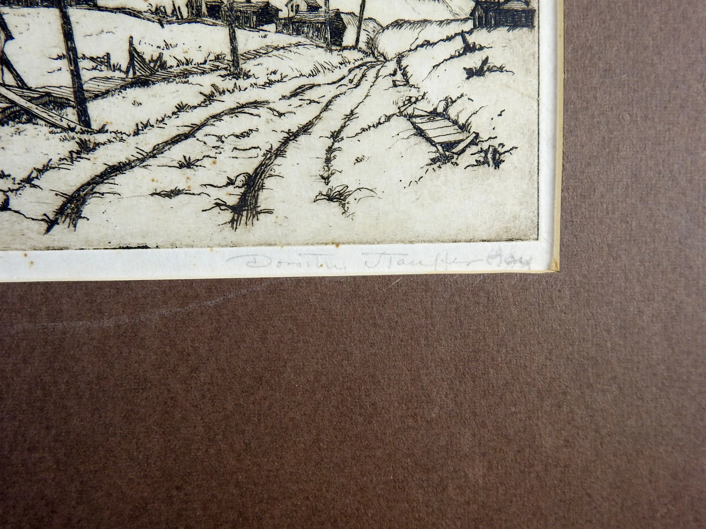 Colorado Ghost Town Etching