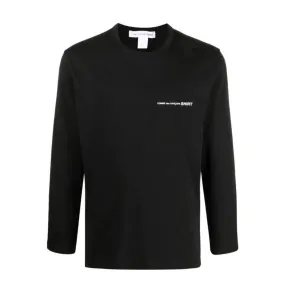 COMME des GARÇONS SHIRT Logo Long Sleeve - Black