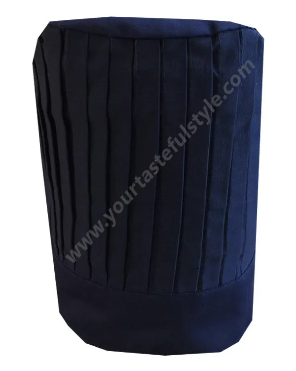 Dark Blue High-Quality Classic Chef Hat set