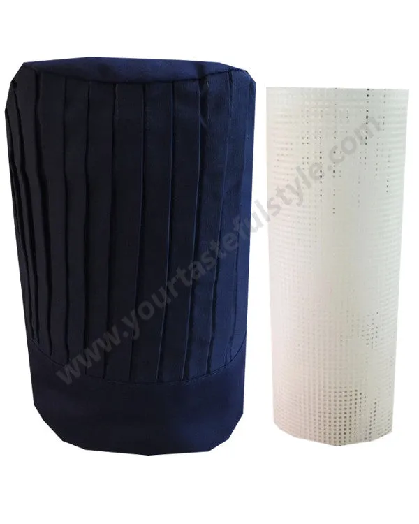 Dark Blue High-Quality Classic Chef Hat set