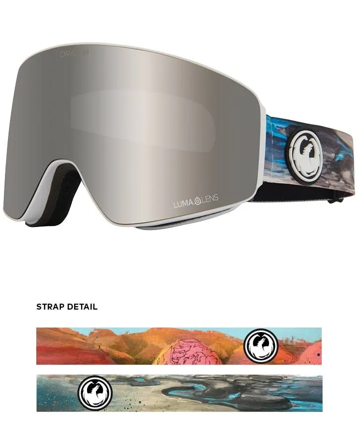 Dragon PXV Snow Goggles Brian Iguchi Sig / Lulmalens Siler Ion   Spare Lens