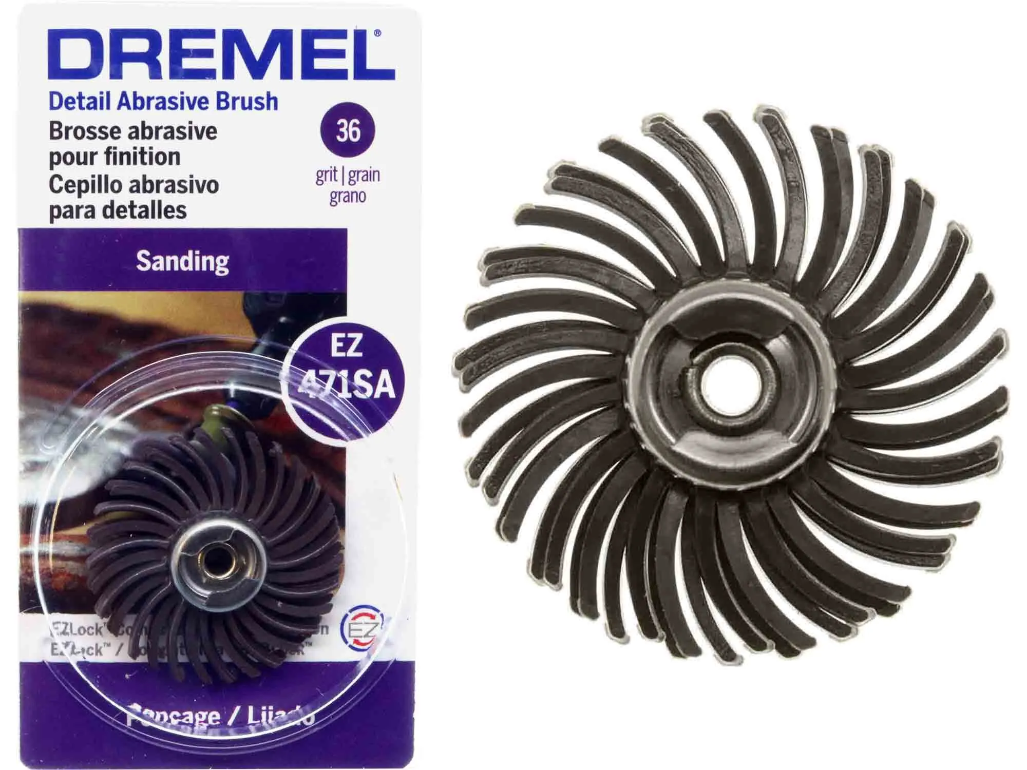 Dremel EZ471SA Coarse 36 Grit Detail Abrasive Brush