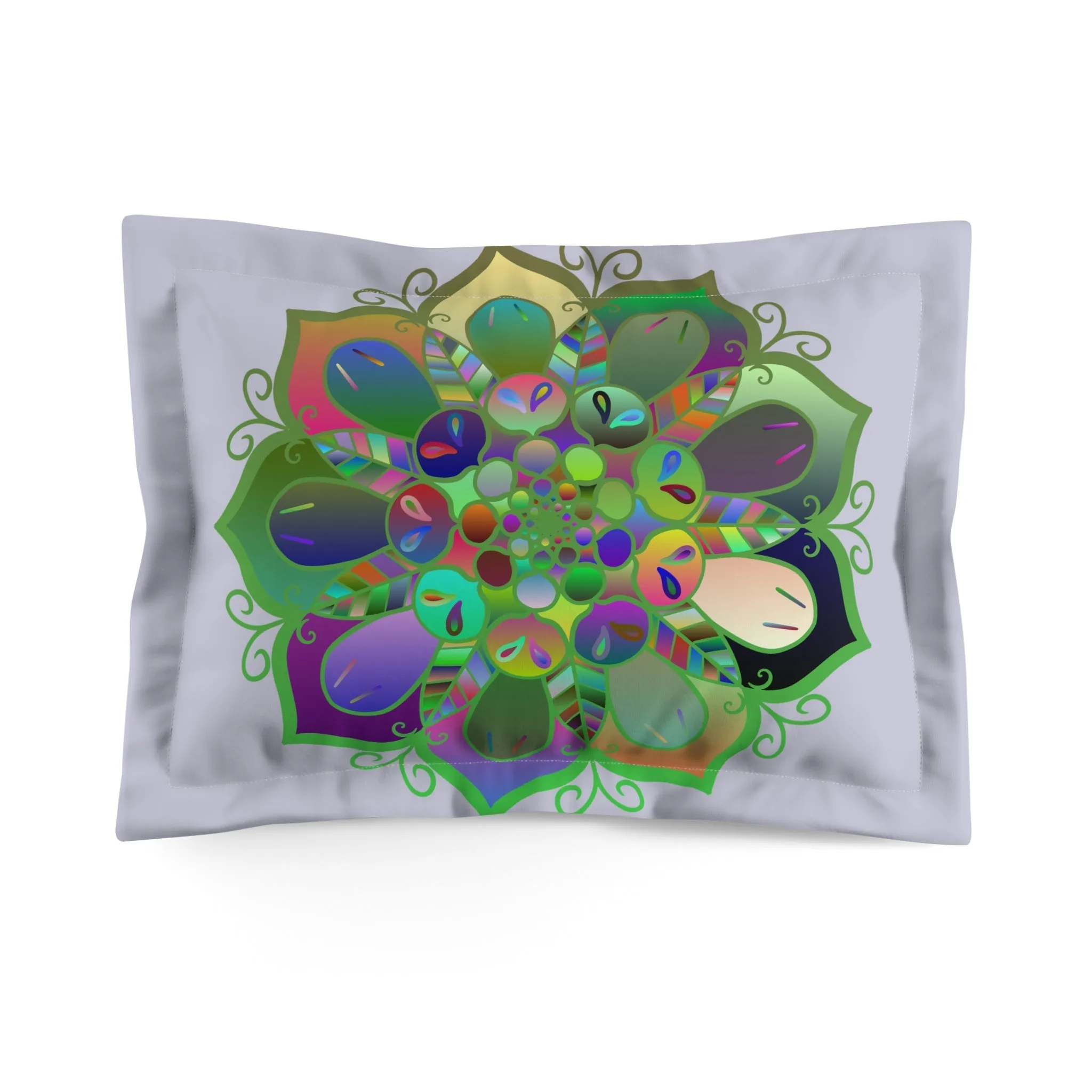 Handmade Mandala Design Pillow Sham