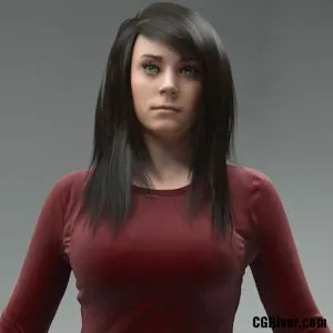High Quality Rigged 3D Woman - CWom0019HD2CS 3DS MAX Human