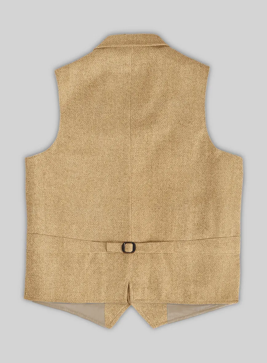 Highlander Sahara Beige Tweed Hunting Vest