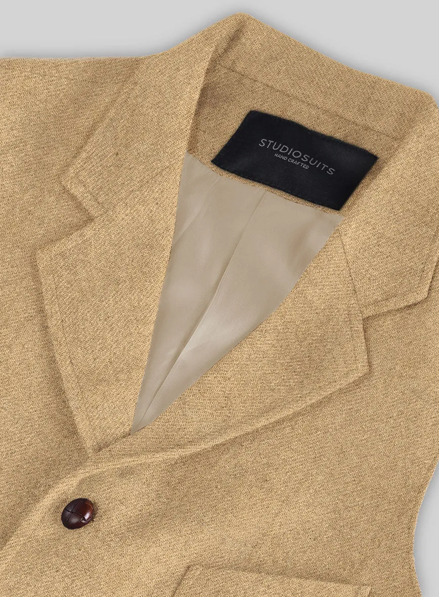 Highlander Sahara Beige Tweed Hunting Vest