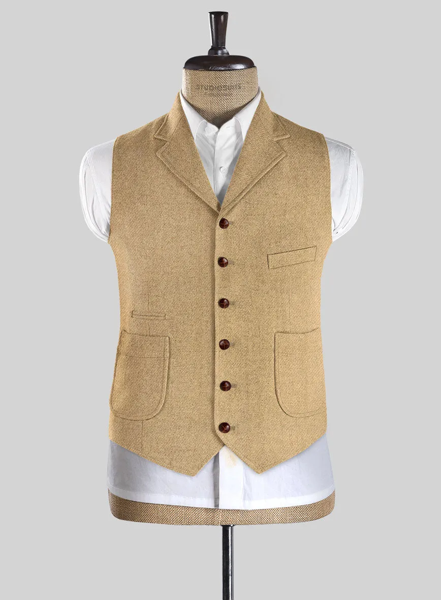 Highlander Sahara Beige Tweed Hunting Vest