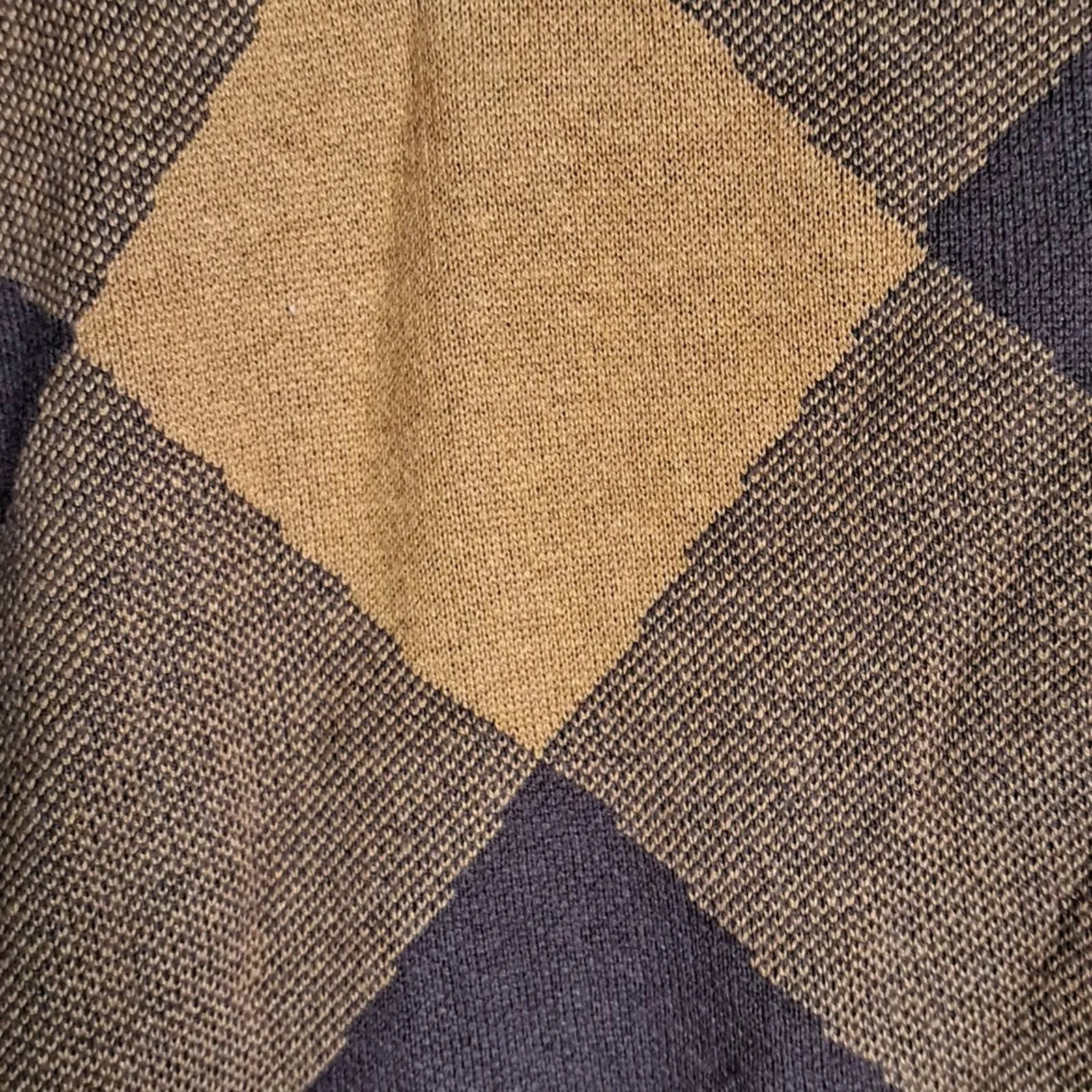 Jones New York Buffalo Check Full Zip Sweater Medium