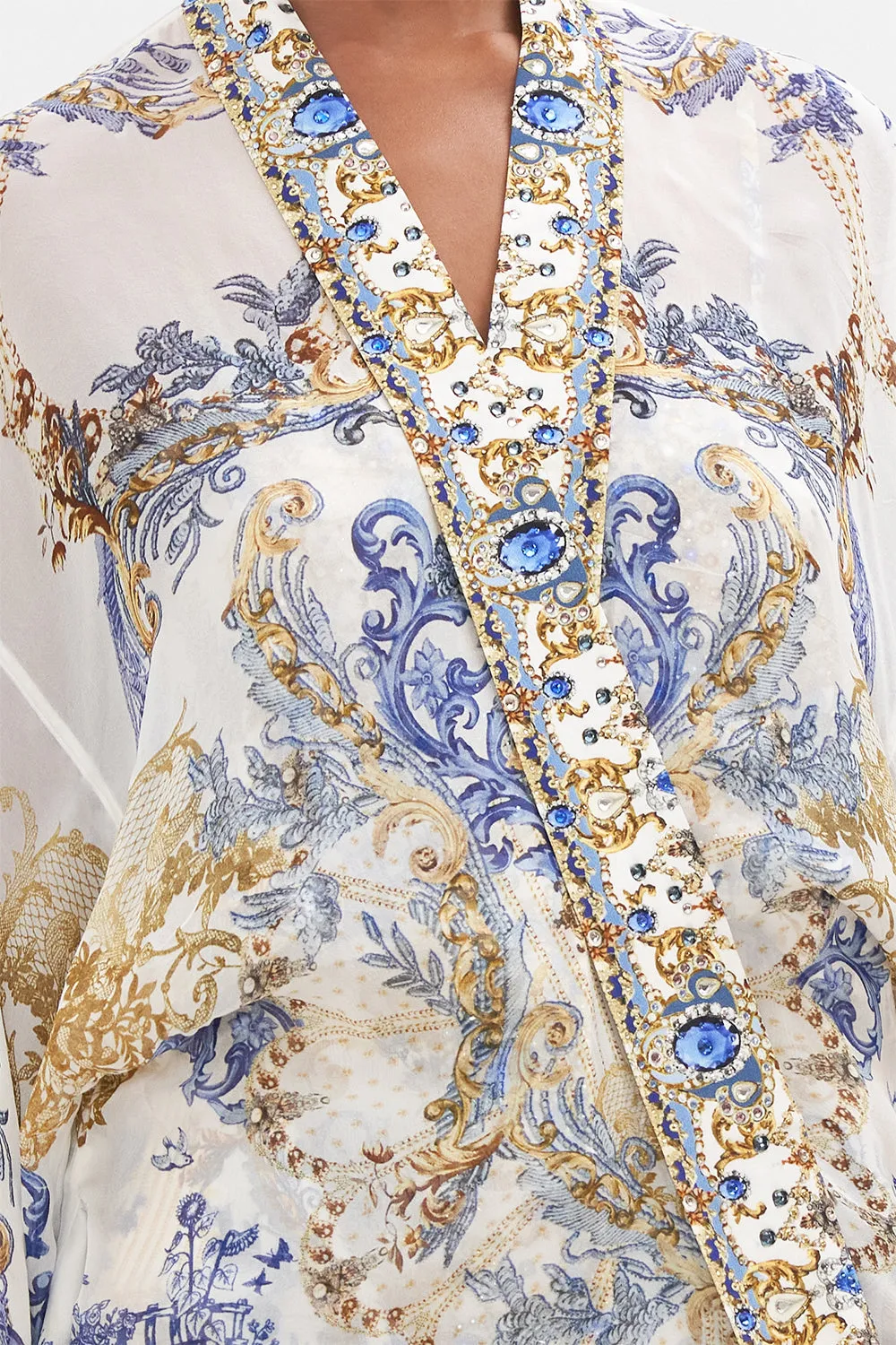 KIMONO LAYER WITH COLLAR SOUL SEARCHING