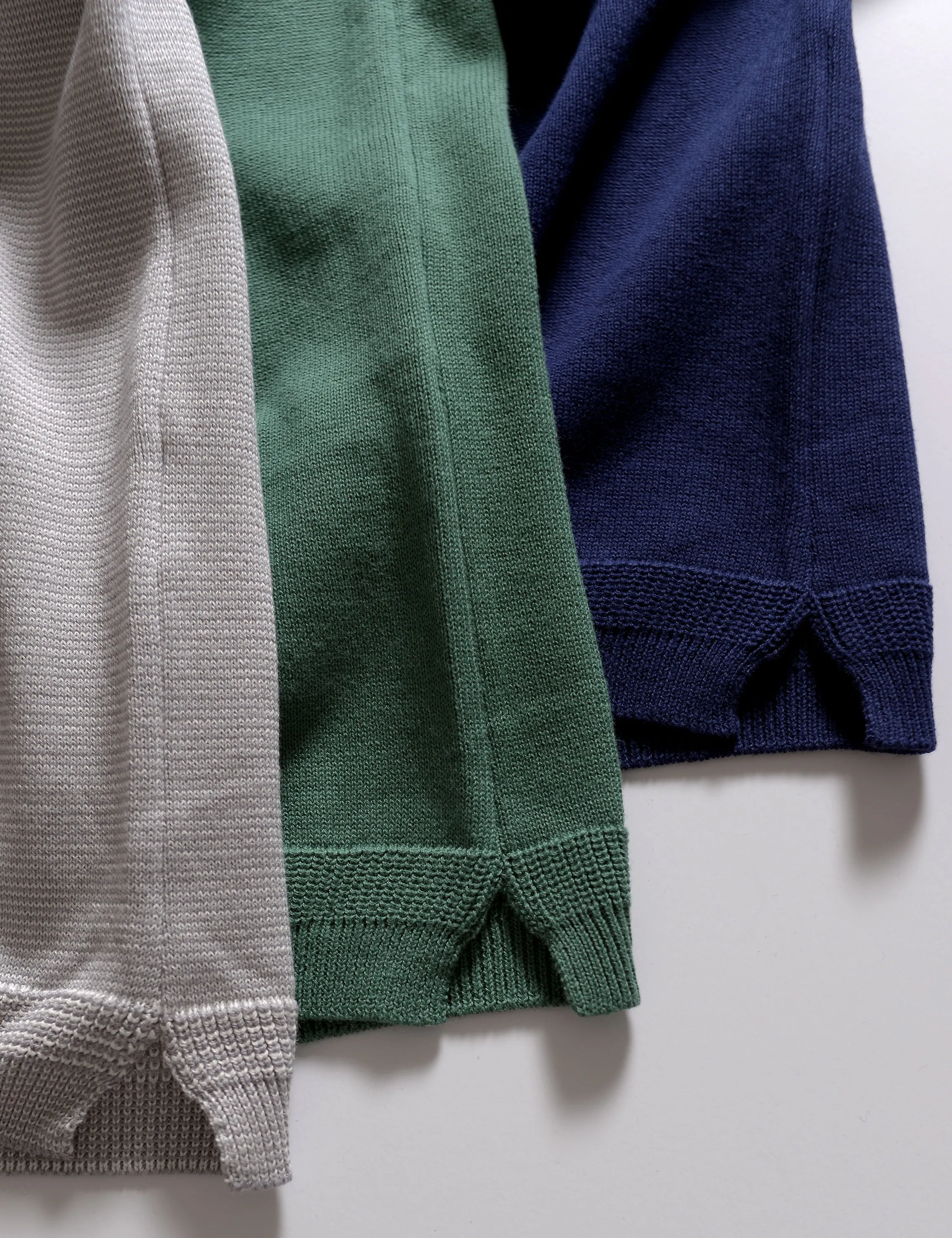 Knit Cotton Sweater - Midnight Blue