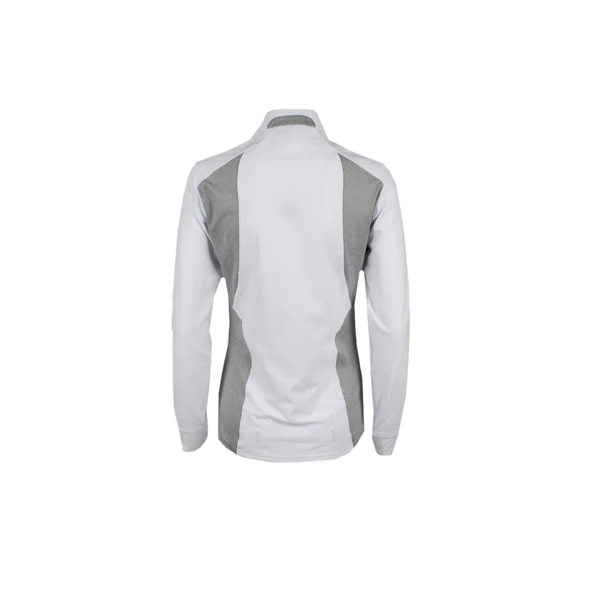 LADIES SHOW/COMPETITION POLO SHIRT BY EQUILINE, LONG SLEEVES, MOD. LEILA EQUILINE COL. WHITE