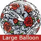 Large I Love You Red Roses Balloon