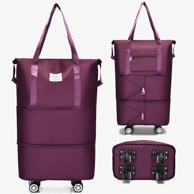 Large Short Trip Travel Bag Women Convenient Collapsible Duffel Bag
