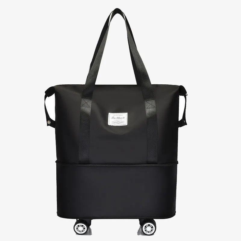 Large Short Trip Travel Bag Women Convenient Collapsible Duffel Bag