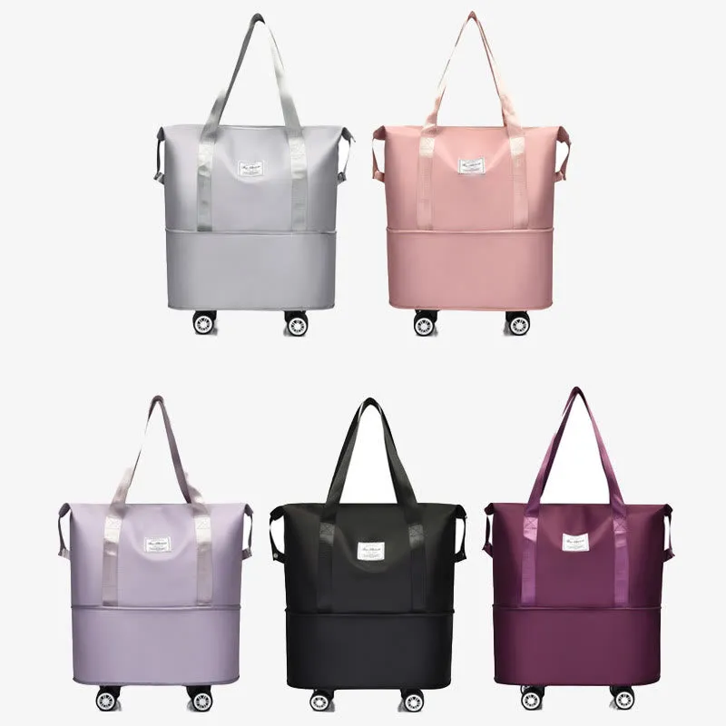 Large Short Trip Travel Bag Women Convenient Collapsible Duffel Bag