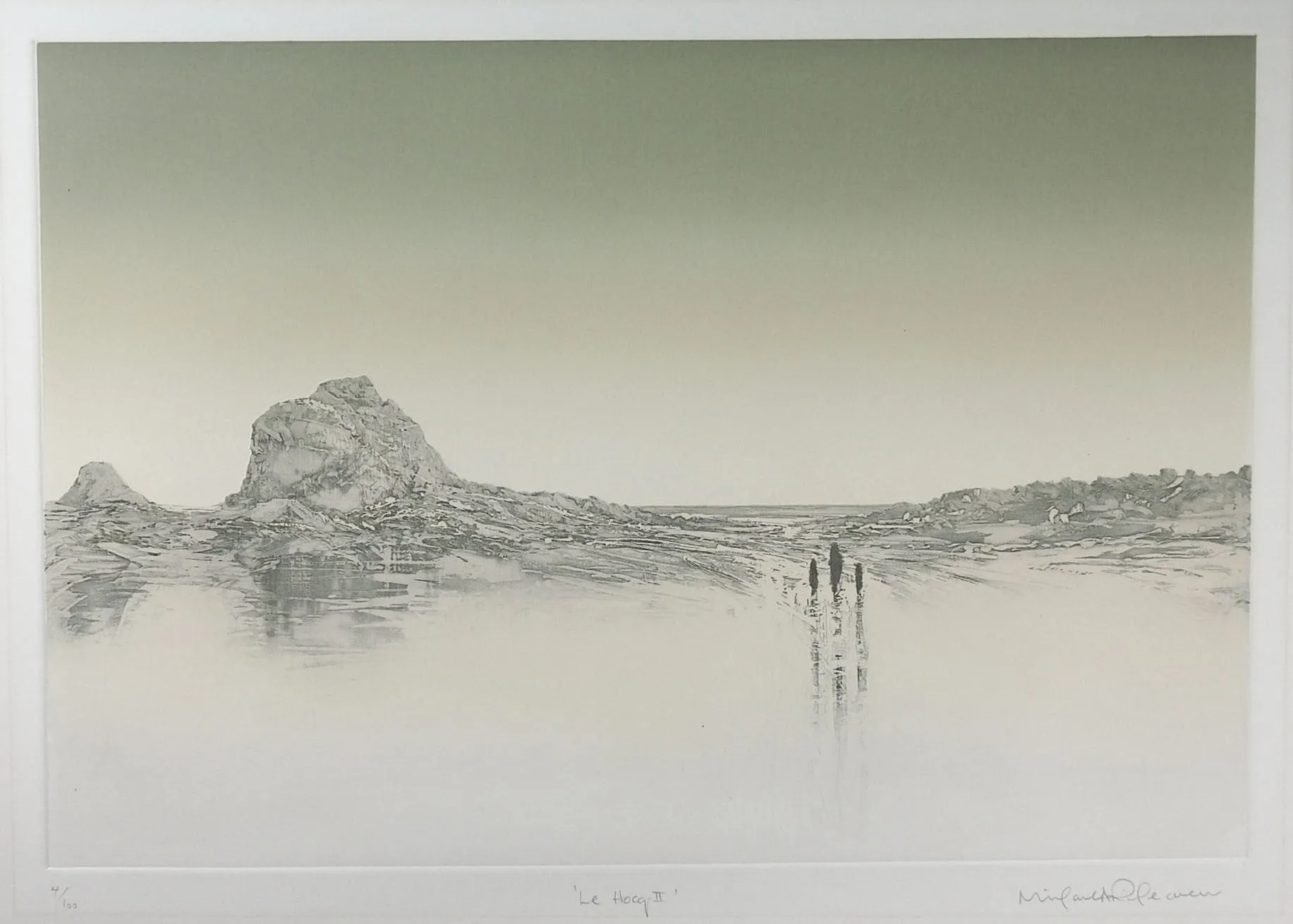 Le Hocq II Etching Channel Islands