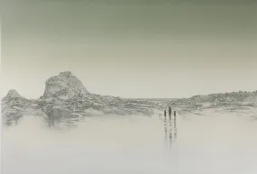 Le Hocq II Etching Channel Islands