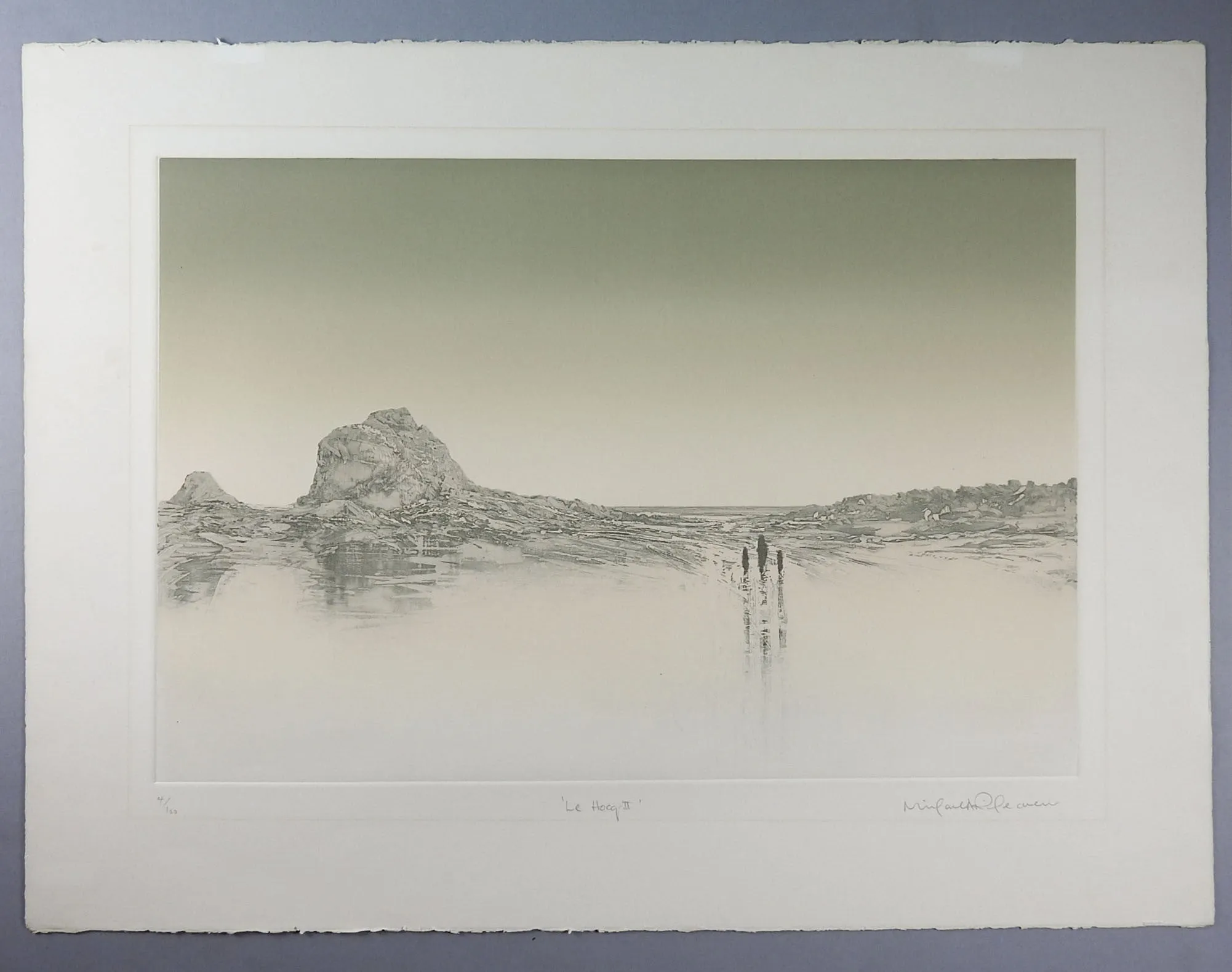 Le Hocq II Etching Channel Islands