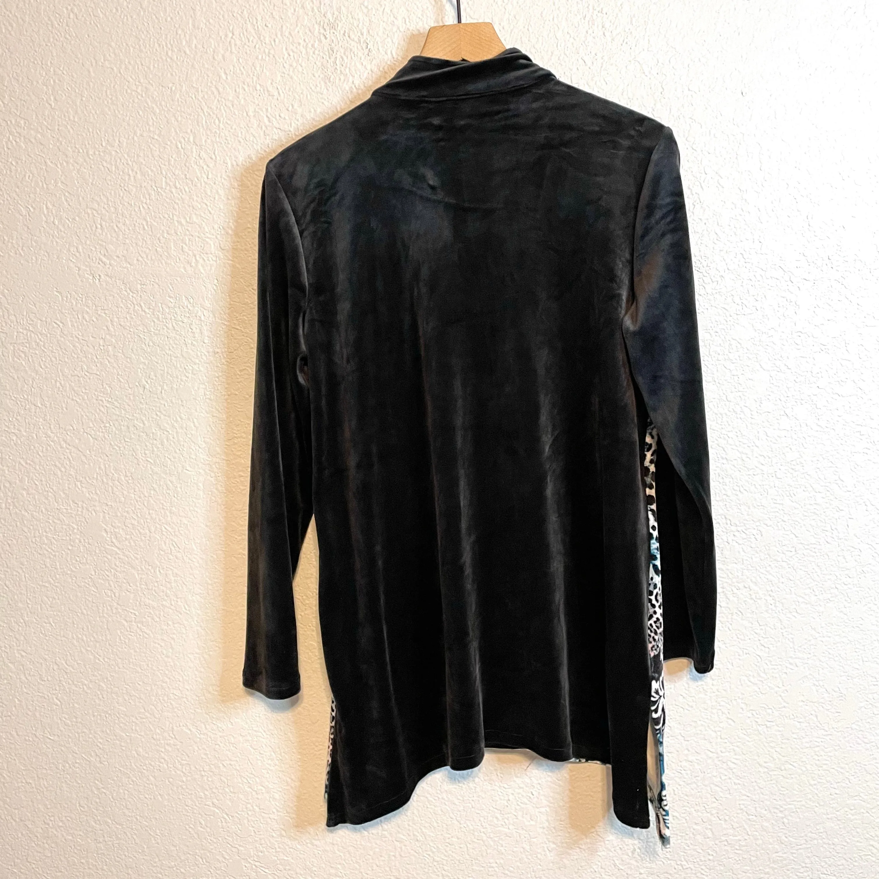 Leopard Filigree Velvet Jacket