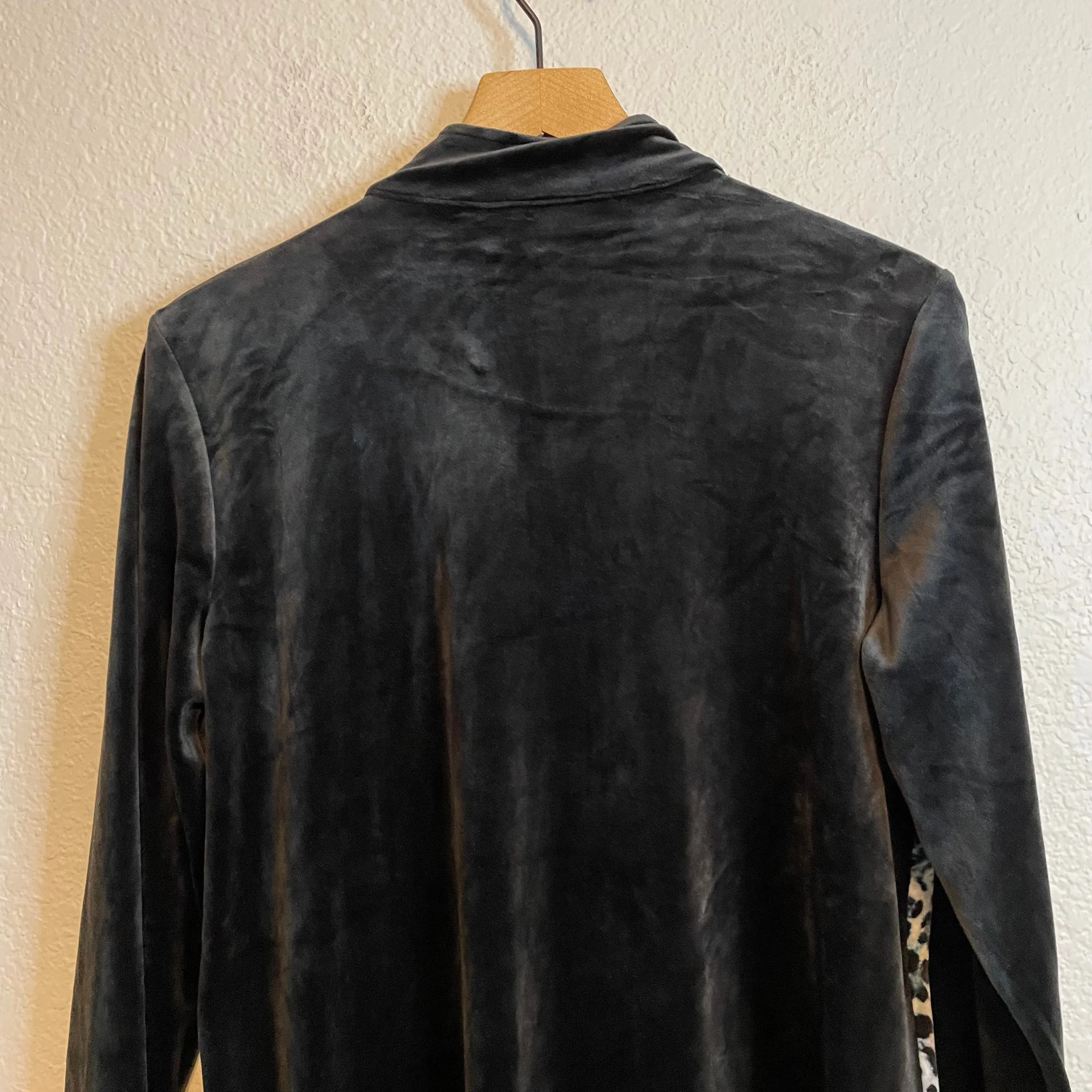 Leopard Filigree Velvet Jacket