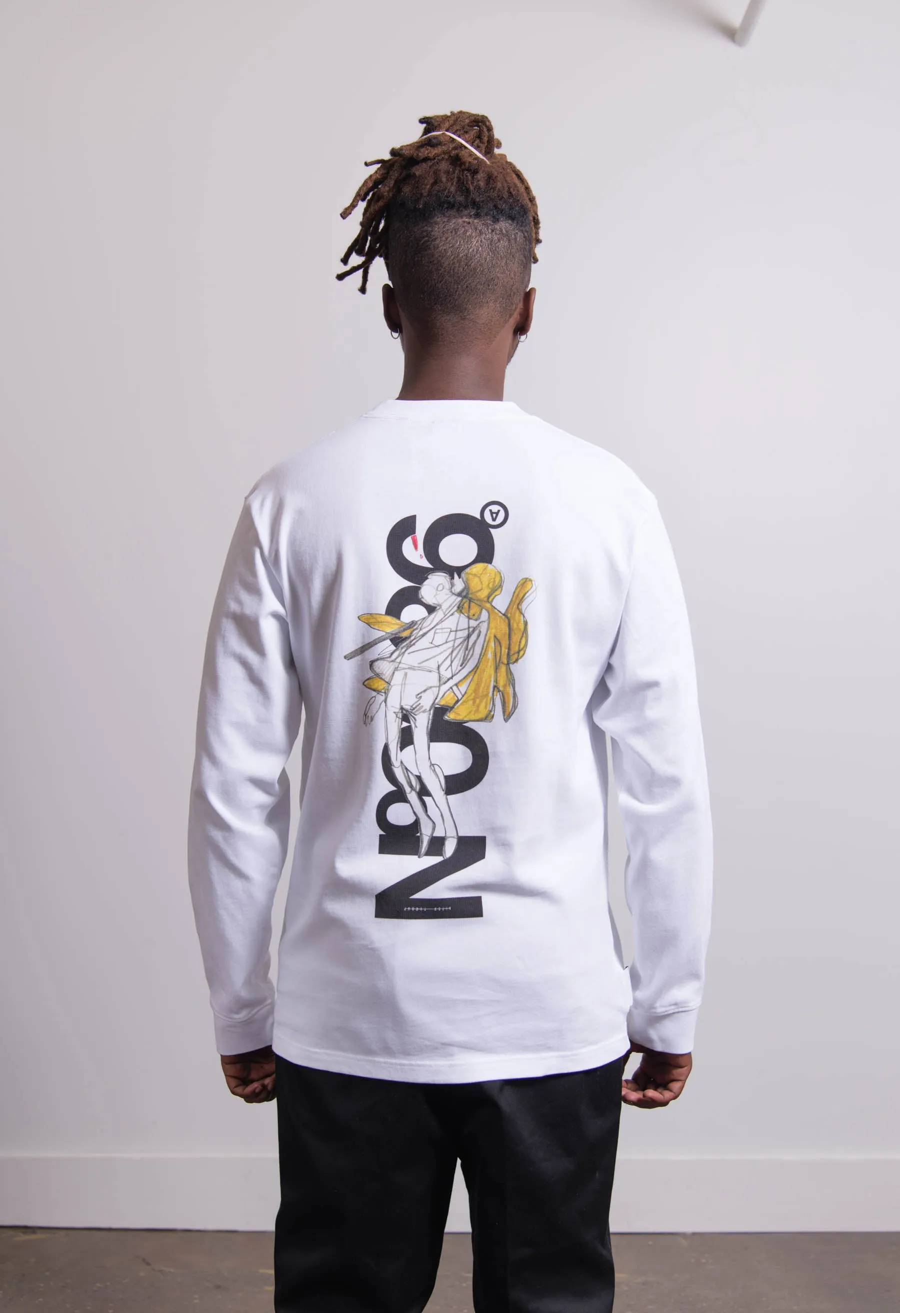 Long Sleeve N.0086 Tee White