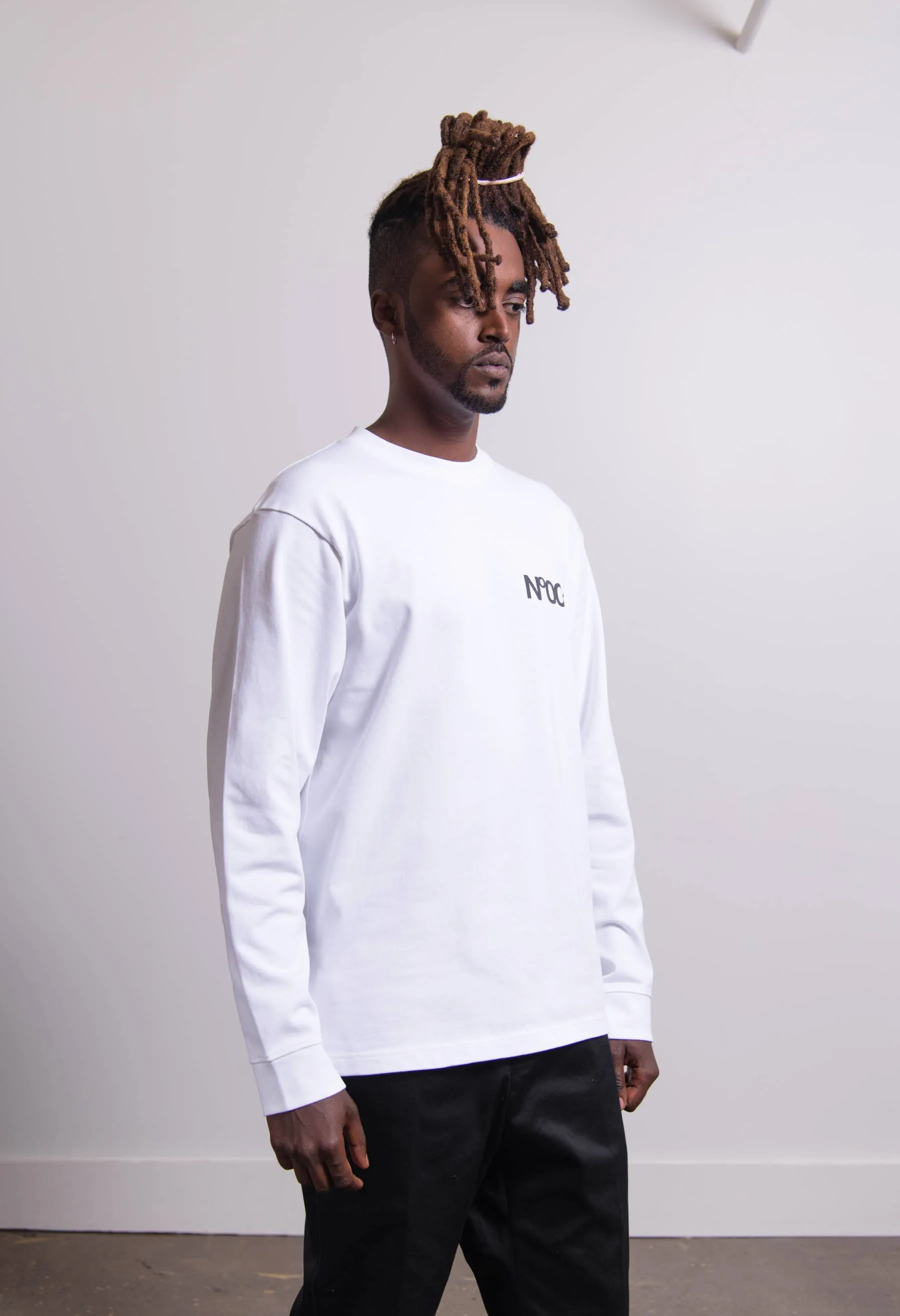 Long Sleeve N.0086 Tee White