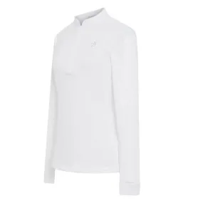 LOUISON LONG SLEEVES WOMEN&#x27;S COMPETITION POLO SHIRT WHITE