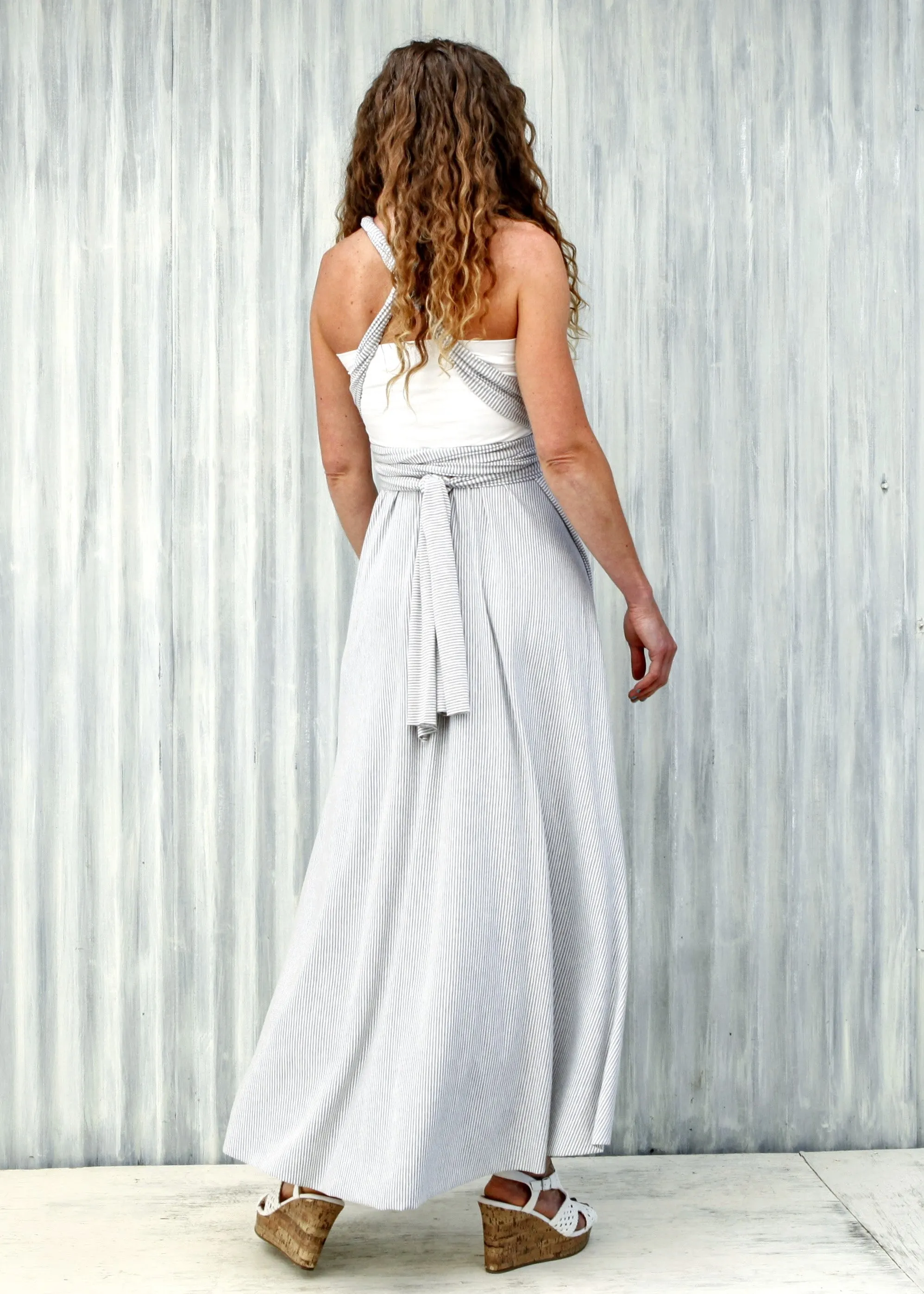 Marble Stripe Infinity Dress (Custom Made)